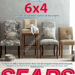 Promoción Sears de 6x4 en sillas y bancos Pier1 Imports