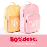 Rebajas Todomoda de 50% de descuento en mochilas y bolsas seleccionadas