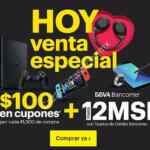Venta Especial Best Buy y BBVA Bancomer: $100 en cupones por cada $1,000 de compra + 12 MSI
