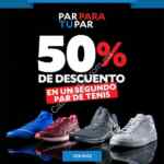 En Innovasport 50% de descuento en tu segundo par de tenis
