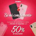 En Mobo segundo a mitad de precio en fundas y micas para celular