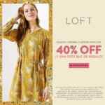 En Loft segunda prenda con 40% de descuento + tote bag de regalo este fin de semana