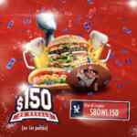 Código Sin Delantal Super Bowl de $150 de descuento en tu primer pedido