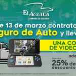 Promoción El Águila: Contrata tu seguro de auto hoy con hasta 25% de descuento a 12 msi y gana consolas de videojuegos