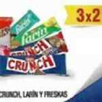 En Farmacias Guadalajara 3x2 en chocolates Snickers, M&Ms, Larín, Crunch y más