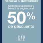 En Gap segunda prenda a mitad de precio hasta el 31 de marzo