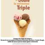 En Häagen-Dazs bola de helado Gratis en la compra de un helado doble de lunes a jueves