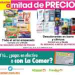 Ofertas La Comer de segundo a mitad de precio en productos seleccionados del 22 al 25 de marzo