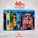 En Sanborns 40% de descuento directo en películas de Marvel