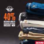 En Sears 40% de descuento directo en pantalones Dockers Men