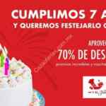 Promoción Sin Delantal 7 Años: hasta 70% de descuento y 6º pedido Gratis