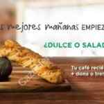 Cupón Starbucks café + dona o trenza de queso por $34 de apertura a las 12:00