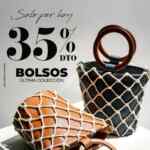Promoción Studio F de 35% de descuento en bolsos de última colección