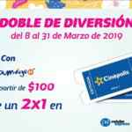 Promoción Telcel de 2x1 en Cinépolis en recargas de tiempo aire de $100