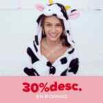 En Todomoda 30% de descuento en pijamas