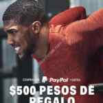 Código Under Armour Paypal de $500 de descuento en compras de $2,500 o más