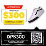 Cupón Dpstreet Venta Especial: 3x2 en tenis y $300 de descuento en compras a partir de $1499