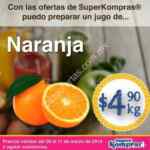Ofertas Super Kompras fin de semana en frutas y verduras del 9 al 11 de marzo de 2019