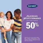 En Old Navy playeras seleccionadas a mitad de precio este fin de semana