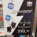 Promoción 7-Eleven Gym Water: Gym Water de 1 litro + guantes deportivos por $95 pesos