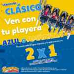 Cupón Bosque Mágico Clásico Regio: 2x1 en entrada hoy si llevas playera azul o amarilla