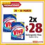 Oxxo: 2x$28 en Detergente Viva Regular 850grs del 29 al 30 de Marzo 2019
