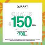 En Quarry Jeans compra $700 y llévate de regalo una tarjeta de regalo de $150