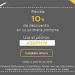 El Palacio de Hierro: 10% de Descuento en tu primera compra al 30 de Abril 2019