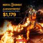 En Soriana.com Mortal Kombat 11 a $1,179 por lanzamiento hasta hoy 25 de abril