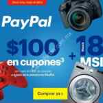 Promoción Best Buy Paypal de $100 en cupones por cada $1,000 de compra + 18 MSI hoy 2 de abril