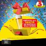 En Buffalo Wild Wings cerveza GRATIS si tienes la membresía Soy Fan