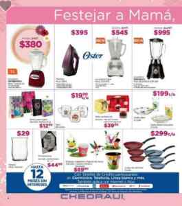Folleto de ofertas Chedraui Día de las Madres 2019 del 25 de abril al 10 de mayo