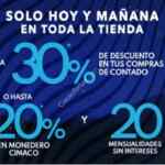 Venta Nocturna Cimaco 26 y 27 de abril: Hasta 30% de descuento ó hasta 20% en monedero + 20 msi