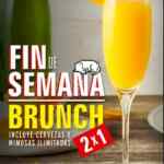 Promoción Cervecería de Barrio Pedregal fin de semana de Brunch: 2x1 en brunch de 10:00 a 13:00 y cervezas y mimosas ilimitadas