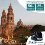 Promoción Vacaciones de Semana Santa 2019 autobuses ETN: 50% de descuento a estudiantes y 25% a maestros