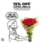 Cupón Enviaflores 15% de descuento válido al 15 de abril 2019