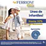 Promoción Ferrioni Mes del Niño: Hasta 50% de descuento en línea de infantiles