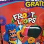 Promoción Froot Loops calcetines GRATIS en empaque de 450 g