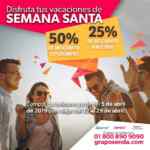 Promoción Grupo Senda vacaciones Semana Santa 2019: 50% de descuento a estudiantes y 25% a maestros