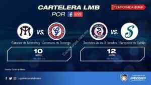 Partidos de la Liga Mexicana de Beisbol Gratis por Facebook Live y Cinépolis Klic