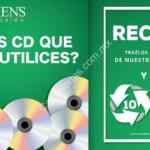 Promoción Men's Fashion Recicla: Lleva 10 CDs que ya no uses y recibe un 10% de descuento