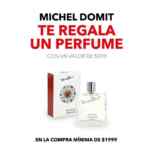 Promoción Semana Santa 2019 de Michel Domit: perfume de regalo en compras de $1,999 o más