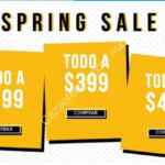 Promoción ösom Venta de Primavera con cientos de productos de $199 a $599 pesos