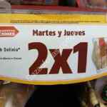 Promoción Oxxo de 2x1 en sandwich Delixia los martes y jueves