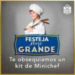 En Multiplaza Aragon taller de minichef gratis y llevate un kit de minichef gratis con tus compras por el día del niño