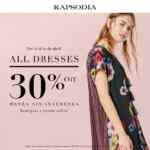 En Rapsodia 30% de descuento en todos los vestidos