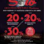 Venta Nocturna Sanborns 5 y 6 de abril: hasta 30% de descuento + 10% adicional