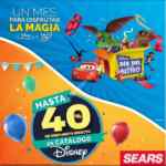 Promoción Sears Día del Niño: Hasta 40% de descuento en catálogo de Disney