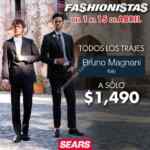 En Sears todos los trajes Bruno Magnani a sólo $1490 del 1 al 15 de abril