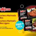 Promoción tiendas SuKarne: Arrachera marinada de res a sólo $160 el kilo